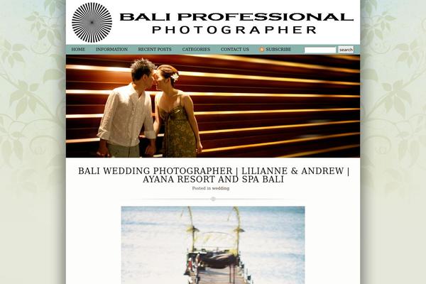 ProPhoto 3 theme site design template sample
