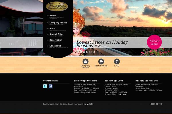 Royalty theme site design template sample