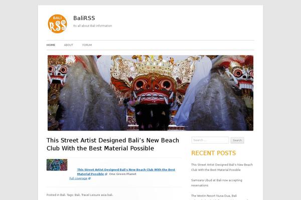 Tiny Forge theme site design template sample