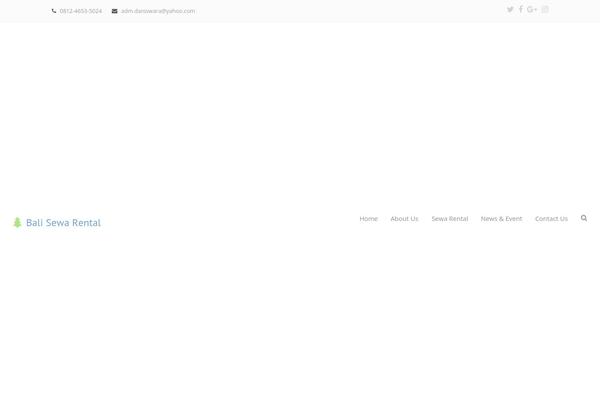 Total theme site design template sample