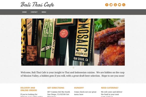 Restaurateur theme site design template sample