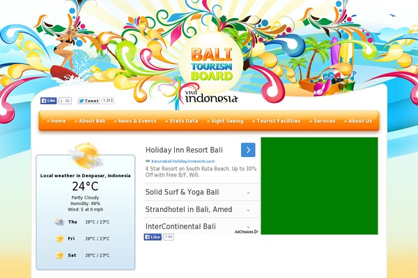 Site using Really Simple Twitter Feed Widget plugin