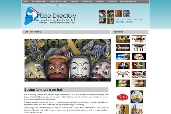 balitradedirectory.com site used Trade