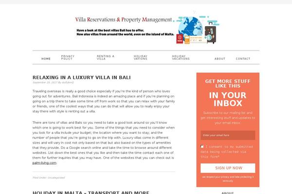 balivillareservation.com site used Curveflow
