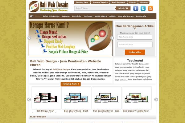 baliwebdesain.com site used Bisnis
