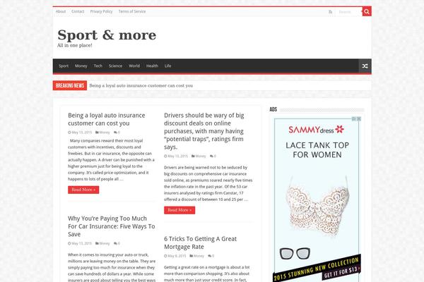 balkan-sport.com site used Sahifa