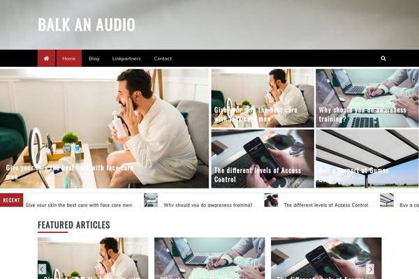 Refined Magazine theme site design template sample