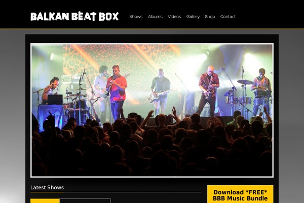 balkanbeatbox.com site used Vibration