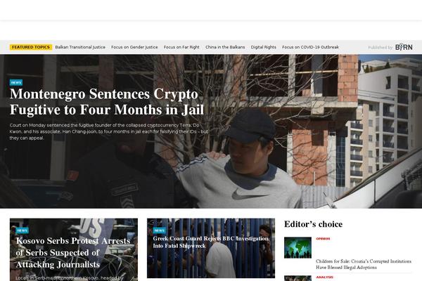 Site using Bold-news plugin