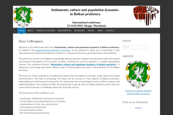 balkanprehistory2015.com site used Expound-wpcom