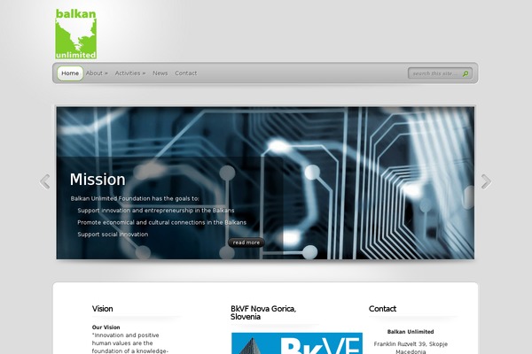 balkanunlimited.org site used TheProfessional
