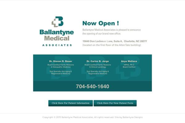 Blanc theme site design template sample
