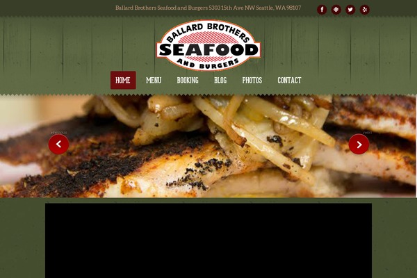Burger theme site design template sample