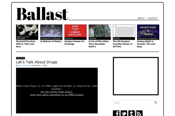 Canvas theme site design template sample