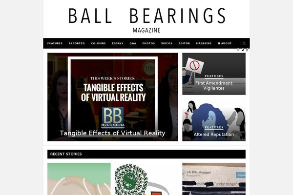 Hickory Child theme site design template sample
