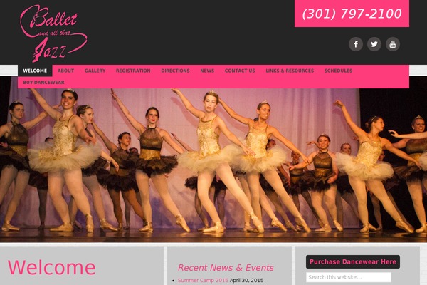 balletandallthatjazz.com site used Ballet-pro