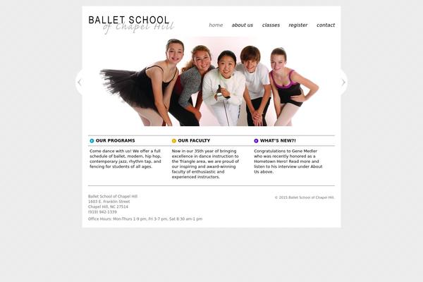 balletschoolofchapelhill.com site used Nautilius