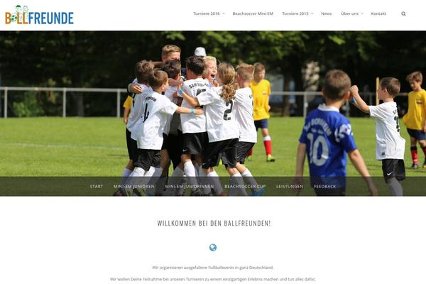 Aperture theme site design template sample