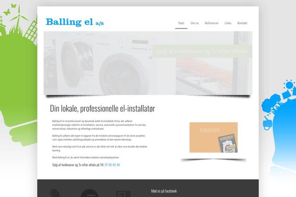 Envision theme site design template sample