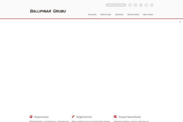Stack theme site design template sample