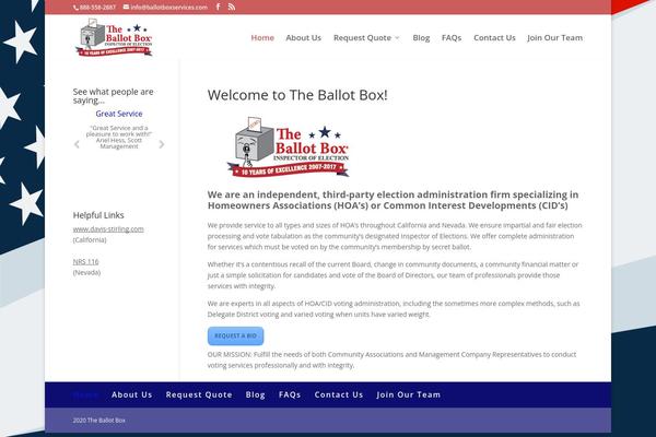 Divi theme site design template sample