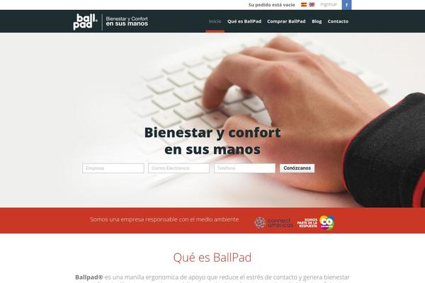 Visia theme site design template sample