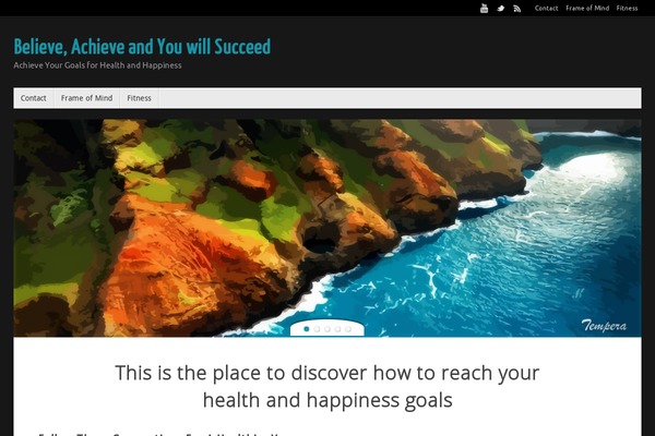Tempera theme site design template sample