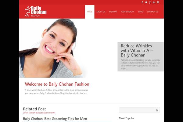 Intuition theme site design template sample