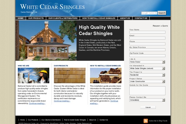 Site using Open Picture Window plugin