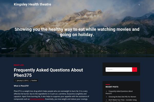 Identity theme site design template sample