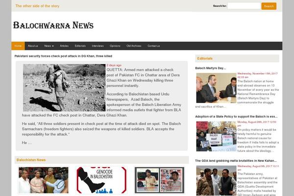 balochwarna.com site used Digiqole