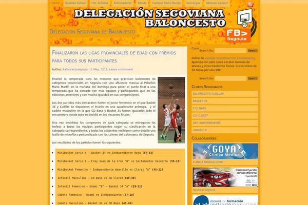 Orange theme site design template sample