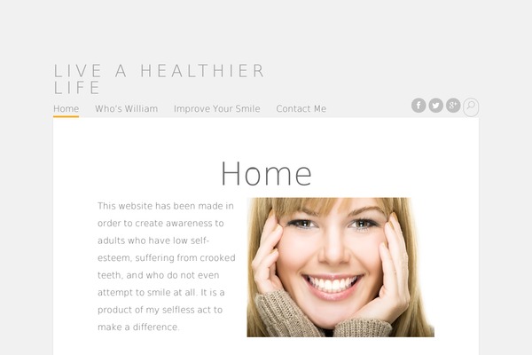 Serene theme site design template sample