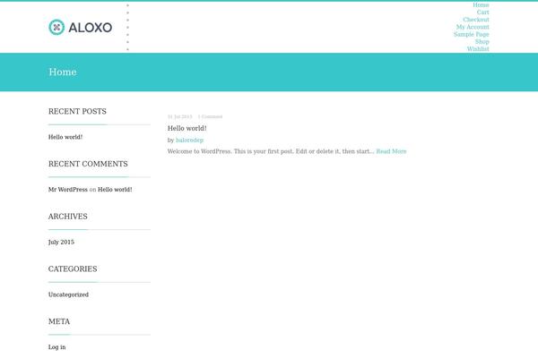 baloredep.com site used Aloxo