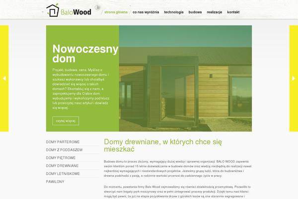 balowood.pl site used Balowood
