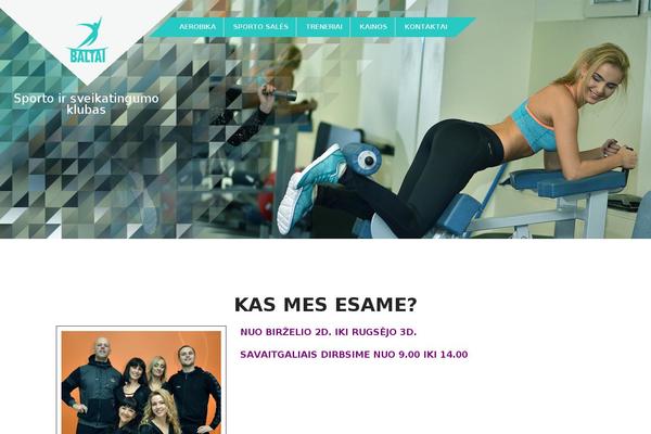 Gym theme site design template sample