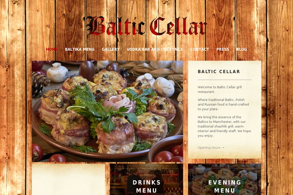 Steakhouse theme site design template sample