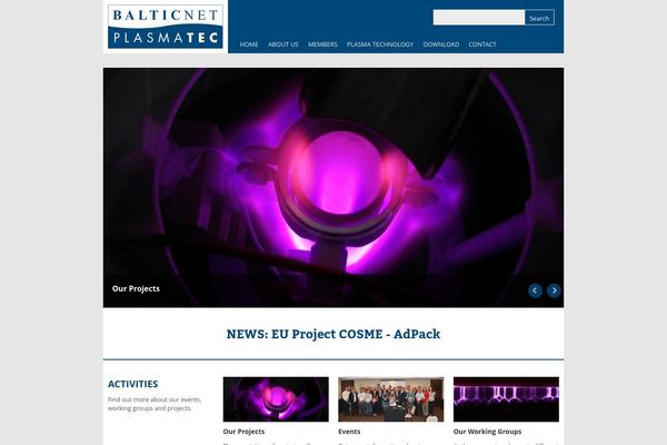 Site using Arconix Flexslider plugin