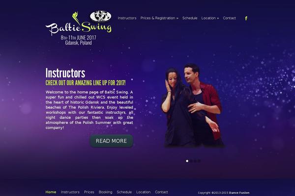 Fusion theme site design template sample
