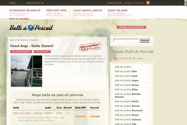baltidepescuit.ro site used Empty