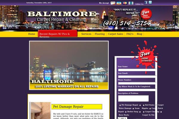 Atlas theme site design template sample