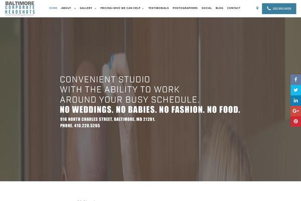 Jarvis theme site design template sample