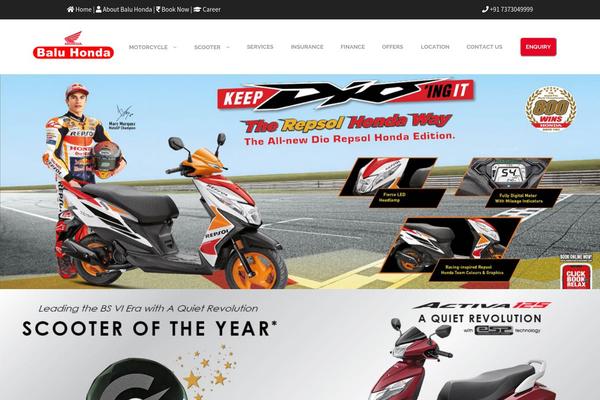 Infinite theme site design template sample