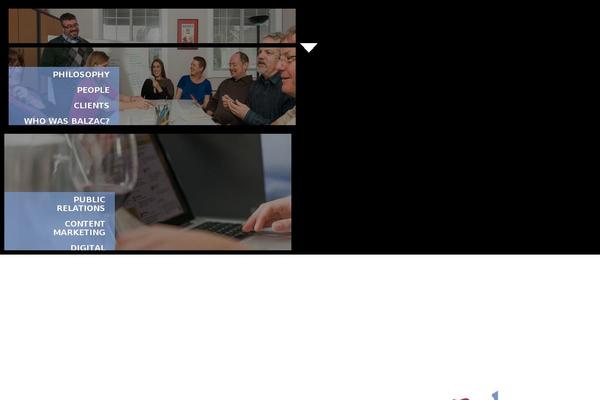 balzac theme websites examples
