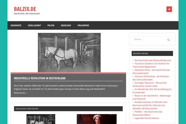 Dynamic News Lite theme site design template sample