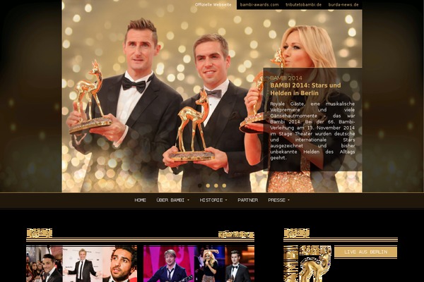 Bambi theme site design template sample
