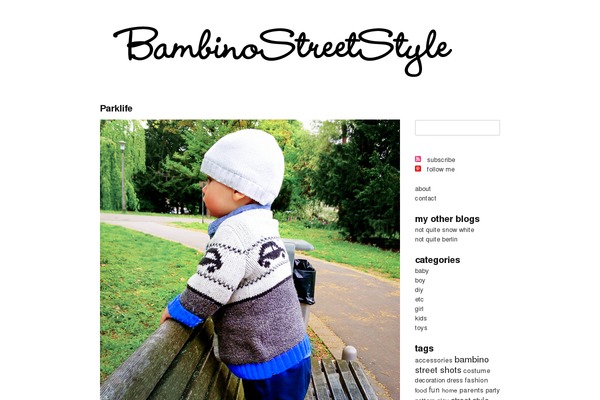 bambinostreetstyle.com site used Wp Skeleton