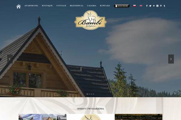 Story theme site design template sample