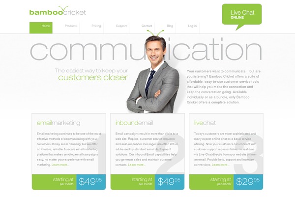 Bamboo theme site design template sample