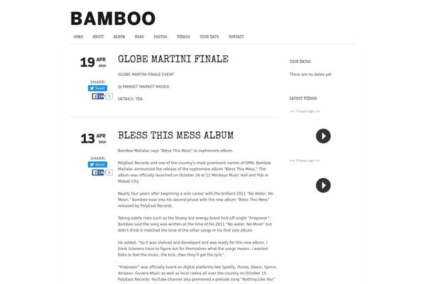 Soundboard theme site design template sample